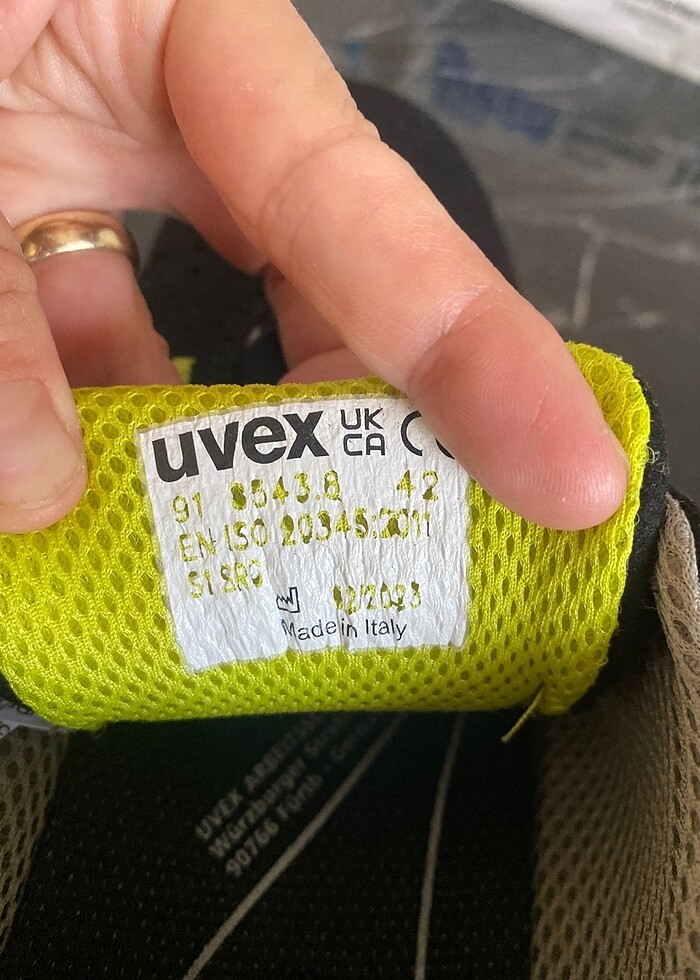 Uvex sıfır ayarında iş ayakkabısı - Görsel 3