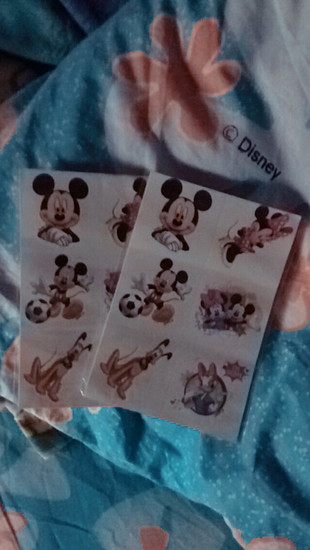 universal Beden çeşitli Renk 2 adet 6lı Disney Geçici Dövme: Mickey Minnie Pluto Daisy
