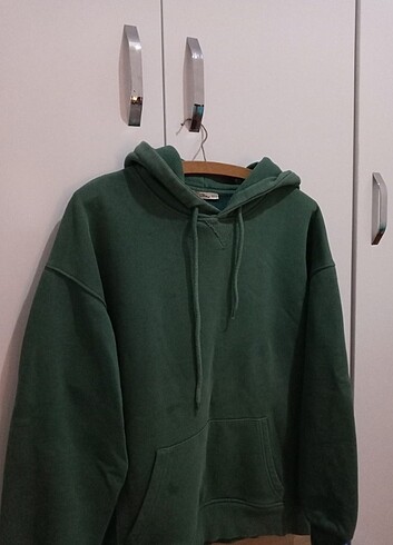 ltb haki yeşil kapüşonlu sweatshirt