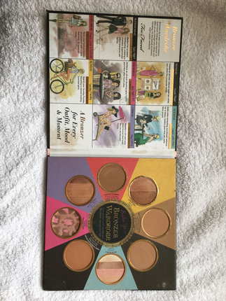 universal Beden kahverengi Renk Too faced bronzer paleti