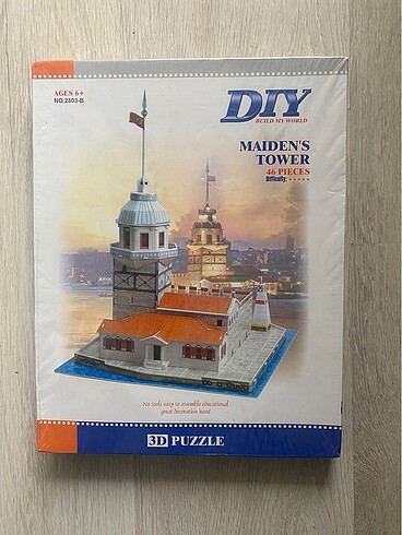 Kız kulesi 3D puzzle