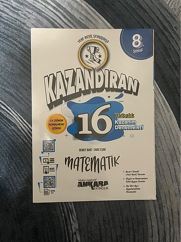 Kazandıran 16 haftalık denemeler matematik