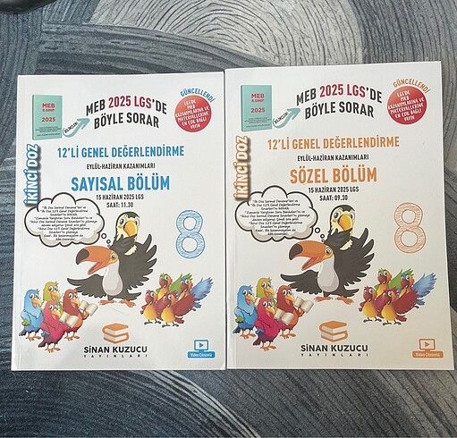 Sinan Kuzucu sözel sayısal 2.doz kitapları
