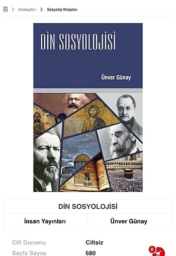 Din Sosyolojisi - Ünver Günay