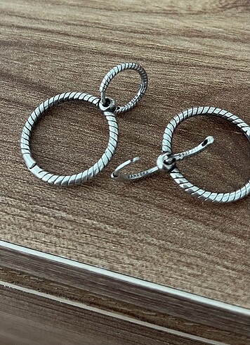 Pandora Pandora double hoops küpe