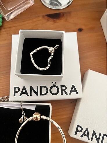 Pandora kalp kolye ucu