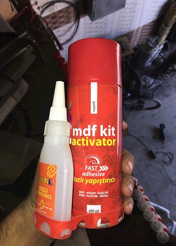 Kırmızı MDF Kit Hızlı Yapıştırıcı 400ml