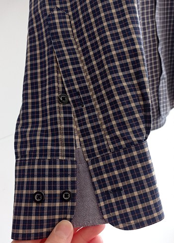 Alexander gardi Uzun Kollu Kareli Erkek Gömlek - Görsel 6