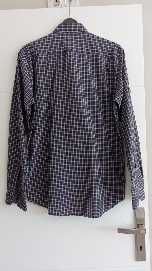 Alexander gardi Uzun Kollu Kareli Erkek Gömlek - Görsel 2