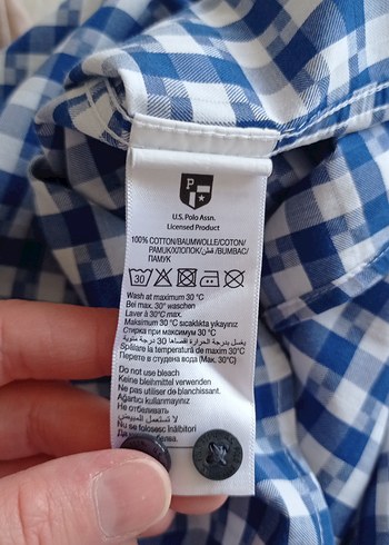 U.S. Polo  Pamuklu Erkek Gömlek - Görsel 8