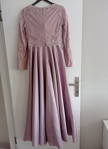 Abiye tesettür elbise - Görsel 5