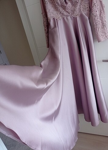 Abiye tesettür elbise - Görsel 8