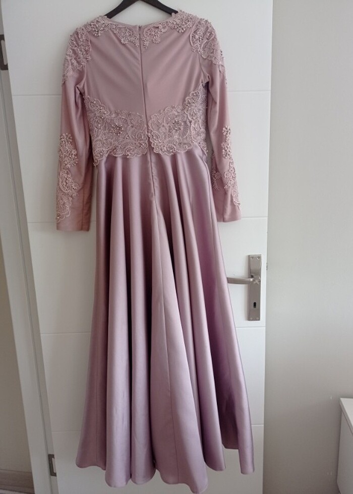 Abiye tesettür elbise - Görsel 5