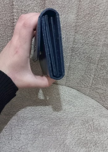 Mavi Deri Fermuarlı Kadın Cüzdanı - Görsel 16