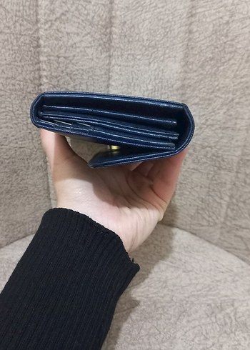 Mavi Deri Fermuarlı Kadın Cüzdanı - Görsel 17