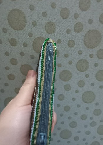 Boncuk İşlemeli Bohem Kadın Cüzdanı - Görsel 7