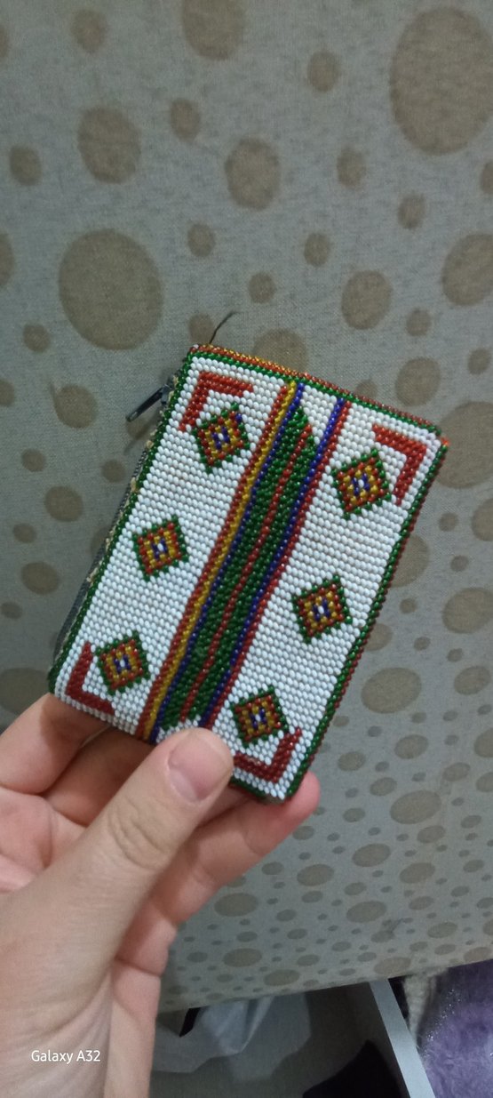 Boncuk İşlemeli Bohem Kadın Cüzdanı - Görsel 5