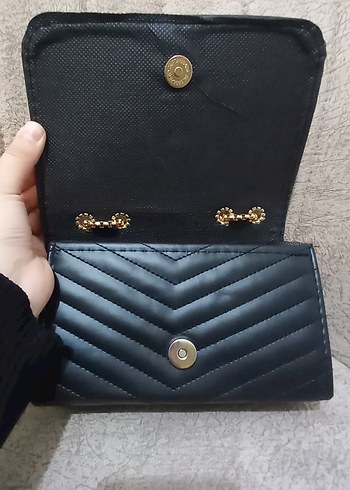 Zincir Detaylı Modern Klasik Deri Kadın Çanta - Görsel 10