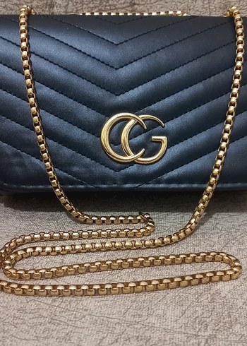 Zincir Detaylı Modern Klasik Deri Kadın Çanta - Görsel 14