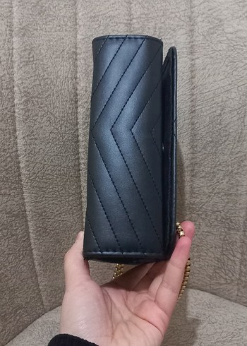 Zincir Detaylı Modern Klasik Deri Kadın Çanta - Görsel 7