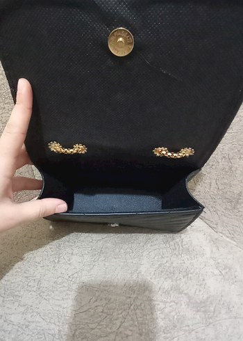 Zincir Detaylı Modern Klasik Deri Kadın Çanta - Görsel 12