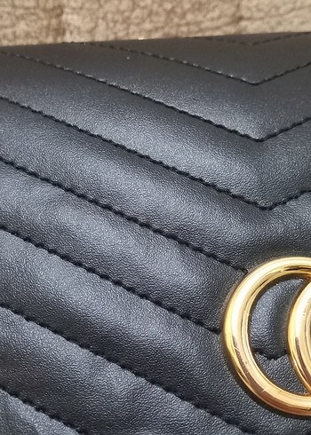 Zincir Detaylı Modern Klasik Deri Kadın Çanta - Görsel 9