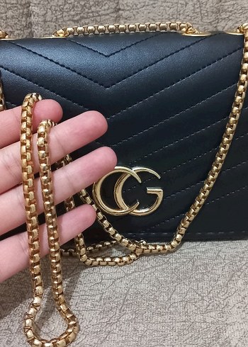 Zincir Detaylı Modern Klasik Deri Kadın Çanta - Görsel 17