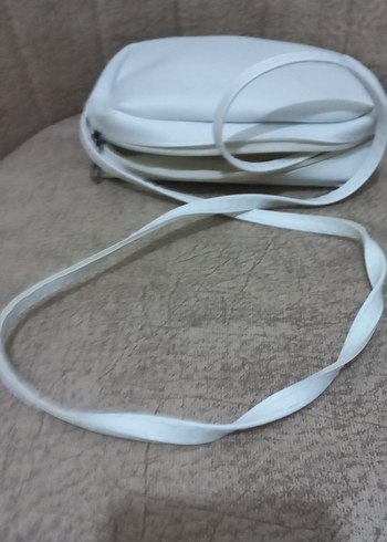 Beyaz omuz çantası - Görsel 9