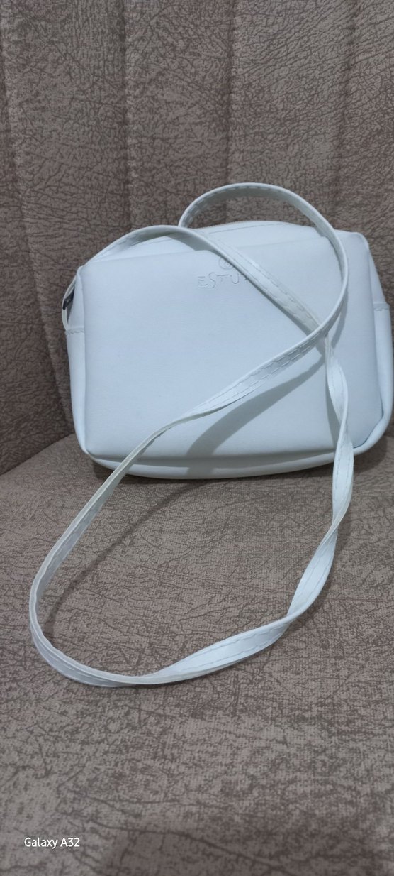 Beyaz omuz çantası - Görsel 3