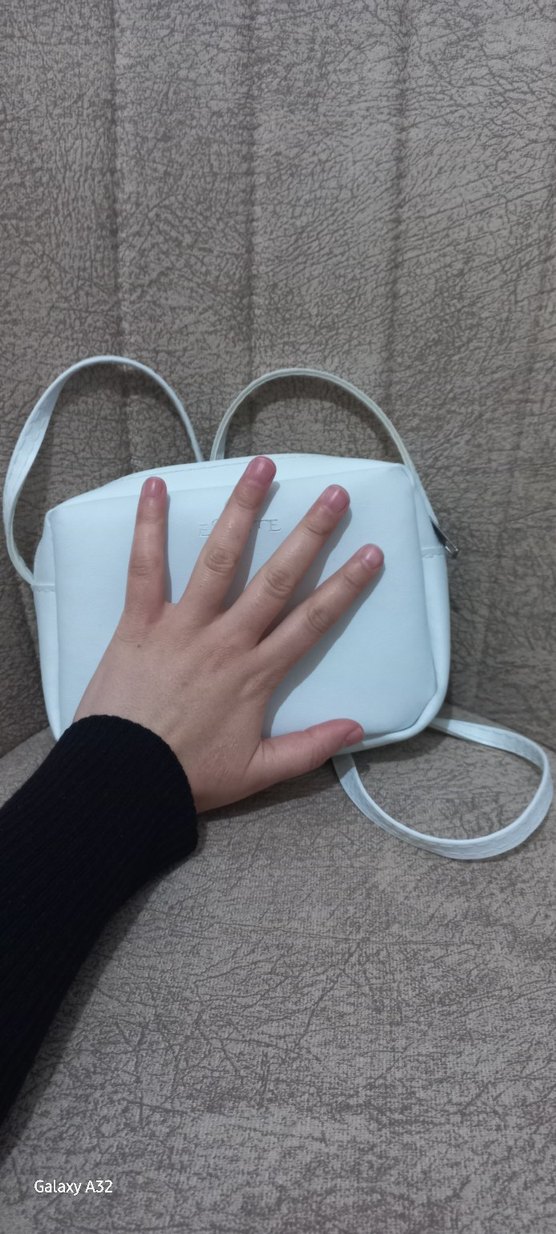 Beyaz omuz çantası - Görsel 4