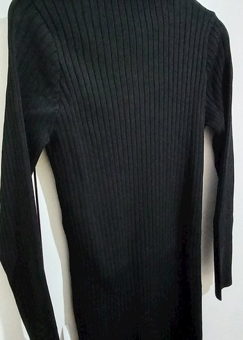 Düğmeli Siyah Hamile Hırka - Görsel 9