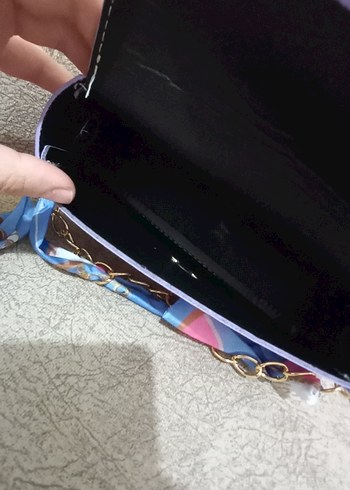 Mor Zincir Detaylı Kadın Çanta - Görsel 18