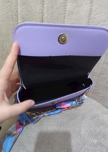 Mor Zincir Detaylı Kadın Çanta - Görsel 20