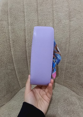 Mor Zincir Detaylı Kadın Çanta - Görsel 14