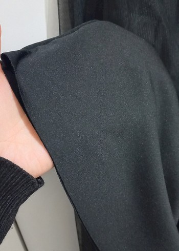 Drapeli Siyah Uzun Tütü Etek - Görsel 7