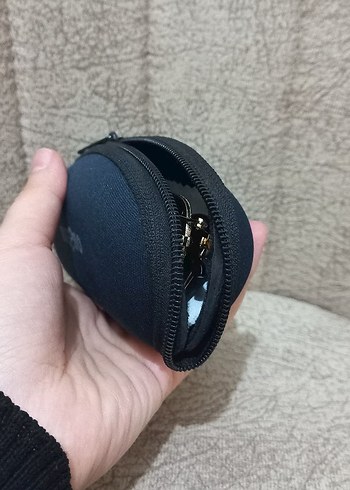 Fermuarlı Siyah Kadın Gözlük Kabı - Görsel 2