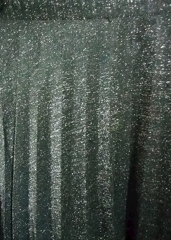 Gri Pilili Uzun Kadın Etek - Görsel 5