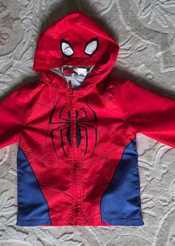4 Yaş Beden Spiderman Temalı Rüzgarlık, Yağmurluk