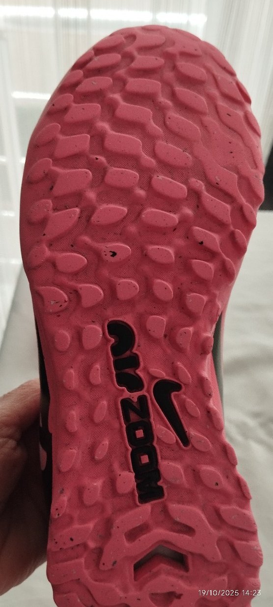 Gri-Pembe Erkek çocuk  Futbol Ayakkabısı Velcro - Görsel 3