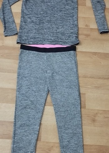 Gri Mini Kadın Tayt - Görsel 5