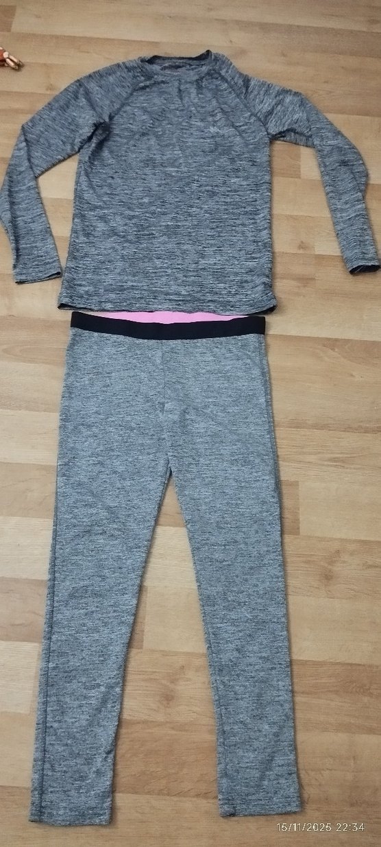 Gri Mini Kadın Tayt - Görsel 5