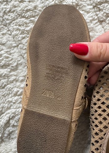 Kızlar için Toka Detaylı Kahverengi Babet - Görsel 2