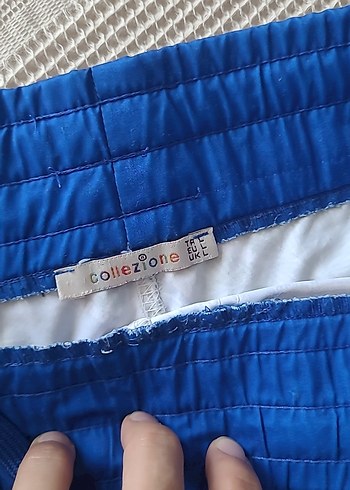 Collezione Renkli Kadın Mini Plaj Şortu