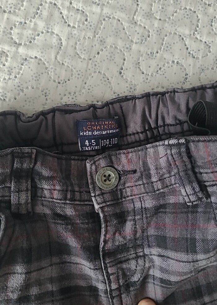 Sıfır ayarında erkek cocuk pantolon 4/5 yas - Görsel 3