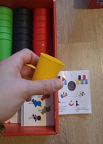 Renkli Bardaklı Eğitim Oyunu Seti - Görsel 2