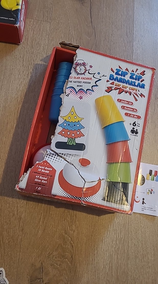 Renkli Bardaklı Eğitim Oyunu Seti - Görsel 4