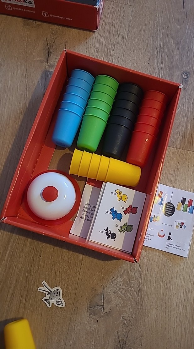 Renkli Bardaklı Eğitim Oyunu Seti - Görsel 3