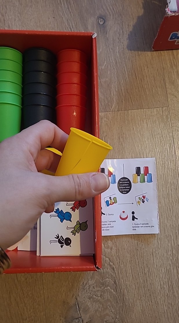 Renkli Bardaklı Eğitim Oyunu Seti - Görsel 2