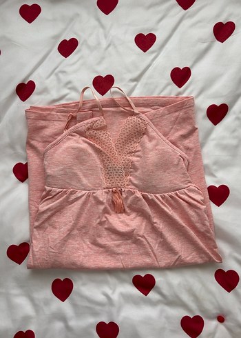 Pembe Bohem Kadın Gecelik - Görsel 2