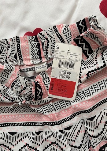 Pembe Bohem Renkli Mini Şort - Görsel 2